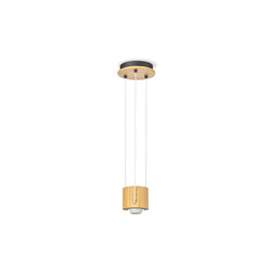 Rippvalgusti TRIPE pruun / valge, D15xH135,5 cm, E27