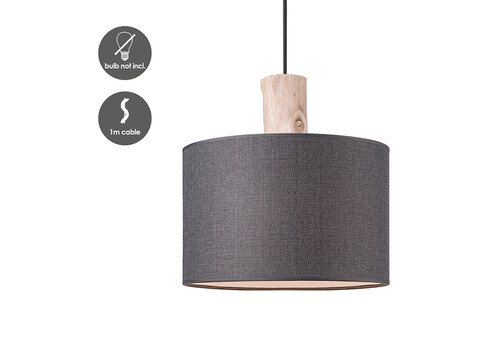 Lambivari LINNEN must, D30xH140 cm