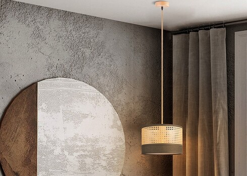 Lambivari CANE must / beež, D30xH127 cm