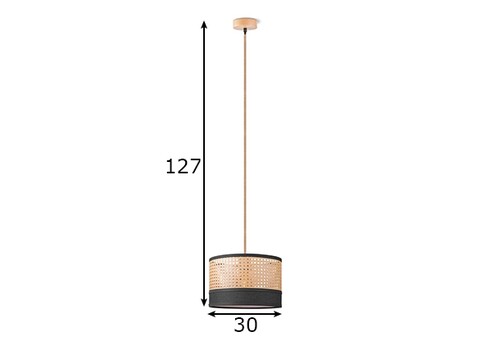 Lambivari CANE must / beež, D30xH127 cm