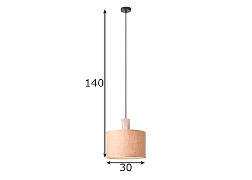 Lambivari LINNEN beež, D30xH140 cm