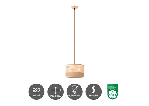 Lambivari CANE beež, D30xH127 cm