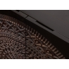 Kapp MANDALA must / kuldne, 100x45xH120 cm