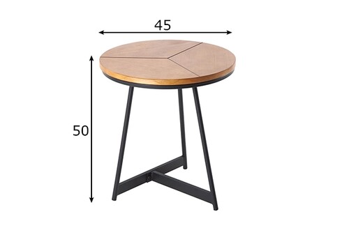 Abilaud ELEGANCE tamm / must, D45xH50 cm