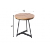Abilaud ELEGANCE tamm / must, D45xH50 cm