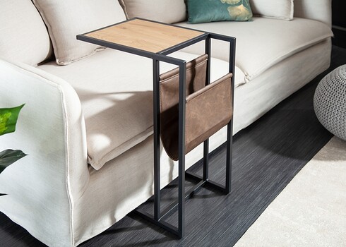 Abilaud LOFT tamm / must, 33x48xH65 cm