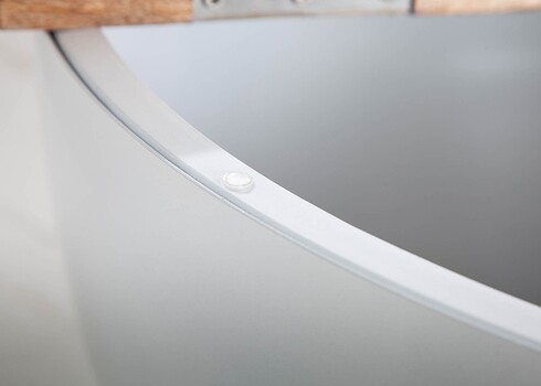 Diivanilaud INDUSTRIAL STORAGE valge / mango, D70xH33 cm