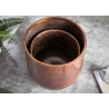 Lillepottide komplekt COPPER S vask, 2 tk