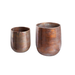 Lillepottide komplekt COPPER S vask, 2 tk