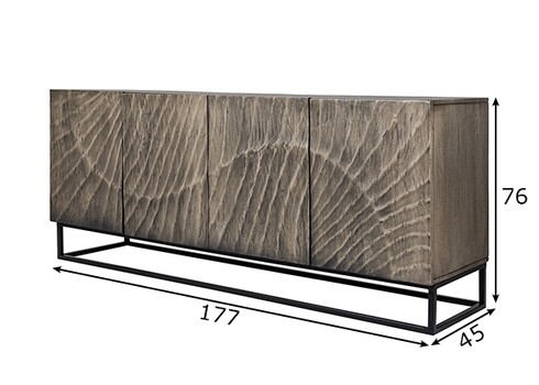 Kummut SCORPION hall, 177x45xH76 cm