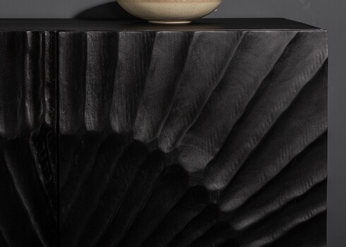 Kummut SCORPION must, 140x38xH75 cm