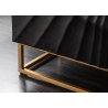 Kummut SCORPION must, 140x38xH75 cm