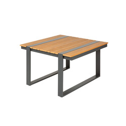 Aialaud TAMPA pruun / hall, 78x78xH48 cm