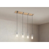 Rippvalgusti DENTON puit, 70xH140 cm, E27