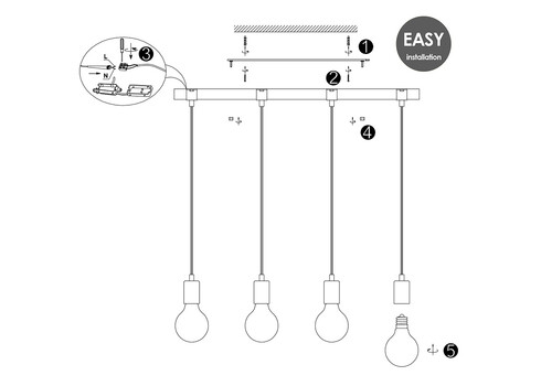 Rippvalgusti DENTON puit, 70xH140 cm, E27