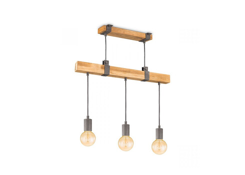 Rippvalgusti DENTON puit, 60x14xH128 cm, E27