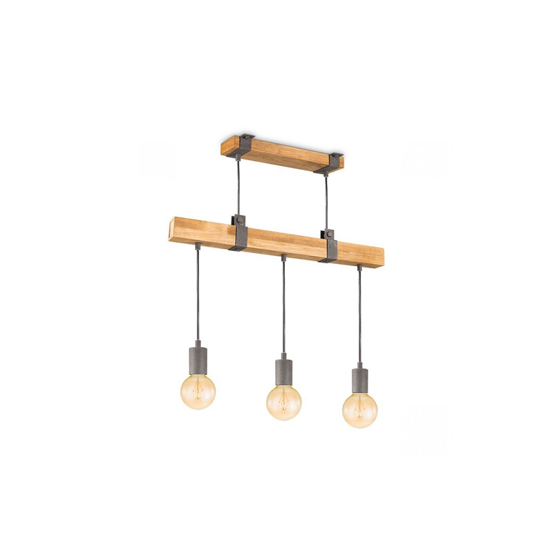 Rippvalgusti DENTON puit, 60x14xH128 cm, E27