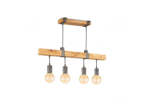 Rippvalgusti DENTON puit, 70xH128 cm, E27