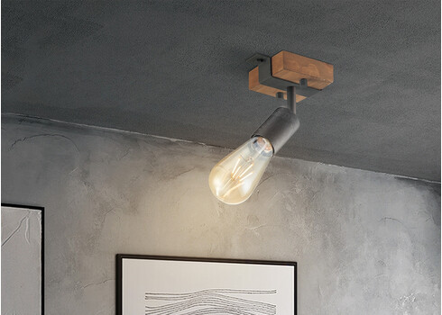 Kohtvalgusti DENTON puit, 9x9xH14 cm, E27