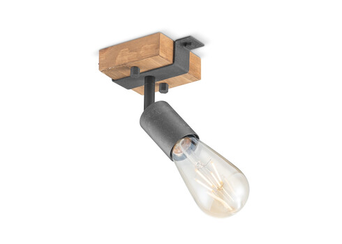 Kohtvalgusti DENTON puit, 9x9xH14 cm, E27