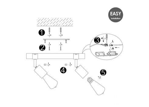 Kohtvalgusti DENTON puit, 33,5xH14 cm, E27
