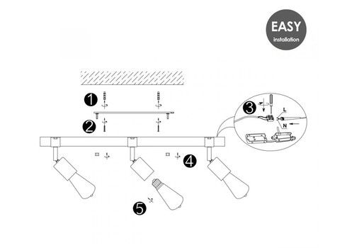 Kohtvalgusti DENTON puit, 60xH14 cm, E27