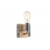 Seinavalgusti DENTON puit / hall, 15xH12,5 cm, E27