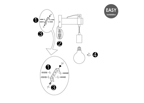 Seinavalgusti DENTON puit / rooste, 20x10xH20 cm, E27
