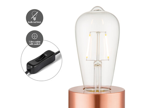 Lauavalgusti DRY vask, D7,5xH10 cm, E27