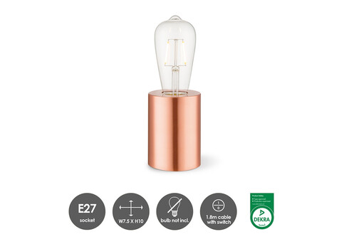 Lauavalgusti DRY vask, D7,5xH10 cm, E27