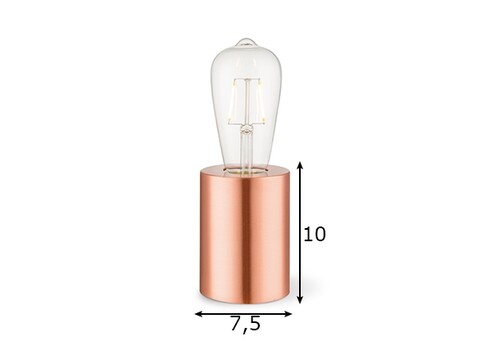 Lauavalgusti DRY vask, D7,5xH10 cm, E27