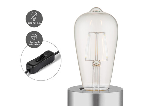 Lauavalgusti DRY matt teras, D7,5xH10 cm, E27