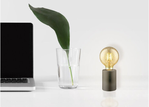 Lauavalgusti DRY must, D7,5xH10 cm, E27