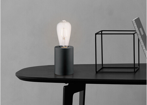 Lauavalgusti DRY must, D7,5xH10 cm, E27