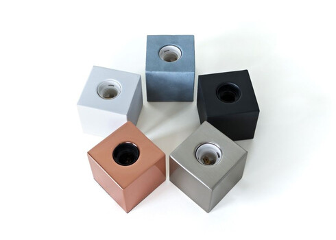 Lauavalgusti DRY must, 8,5x8,5xH8,5 cm, E27