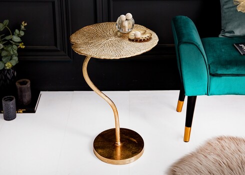 Abilaud LEAF kuldne, 42x38xH59 cm