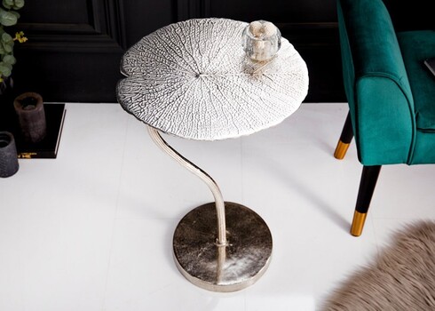 Abilaud LEAF hõbe, 42x38xH59 cm