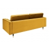 Diivan VELVET sinepikollane, 225x95xH90 cm