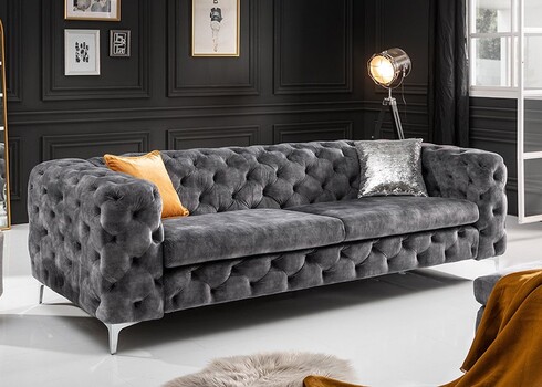 Diivan MODERN BAROQUE tumehall, 240x97xH73 cm