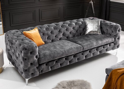 Diivan MODERN BAROQUE tumehall, 240x97xH73 cm