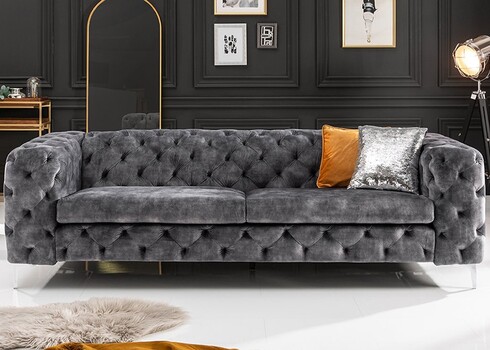 Diivan MODERN BAROQUE tumehall, 240x97xH73 cm