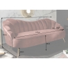 Diivan ARIELLE tuhmroosa, 220x92xH92 cm