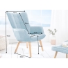 Tugitool SCANDINAVIA helesinine, 72x80xH97 cm