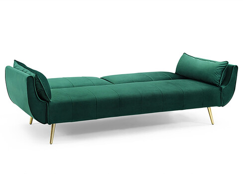 Diivanvoodi DIVANI II smaragdroheline, 215x91xH85 cm