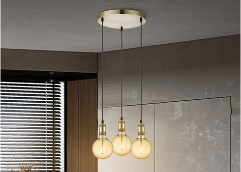 Rippvalgusti VINTAGE pronks D30xH109 cm, E27