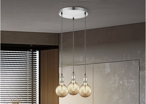 Rippvalgusti VINTAGE matt teras D30xH109 cm, E27