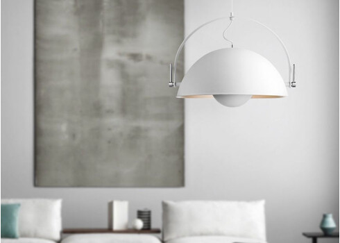 Rippvalgusti FABRIQ valge, D50xH148 cm, E27