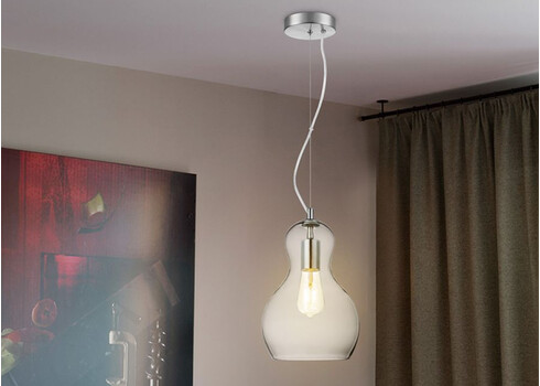 Rippvalgusti BELLO klaar, D30xH145 cm, E27