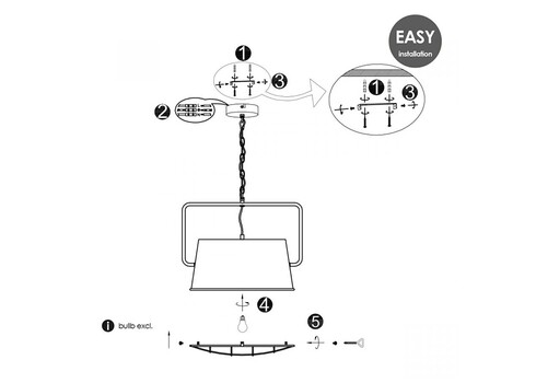 Rippvalgusti CLEMENTO betoonhall, D45xH145 cm, E27