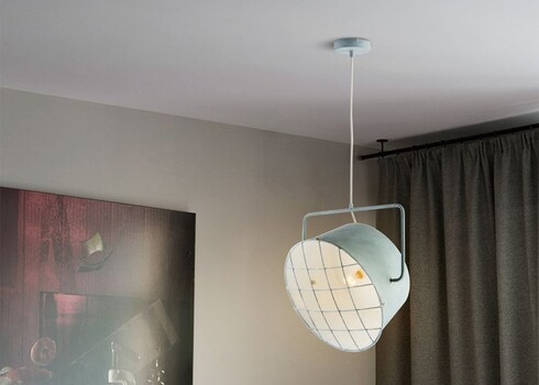 Rippvalgusti CLEMENTO betoonhall, D45xH145 cm, E27